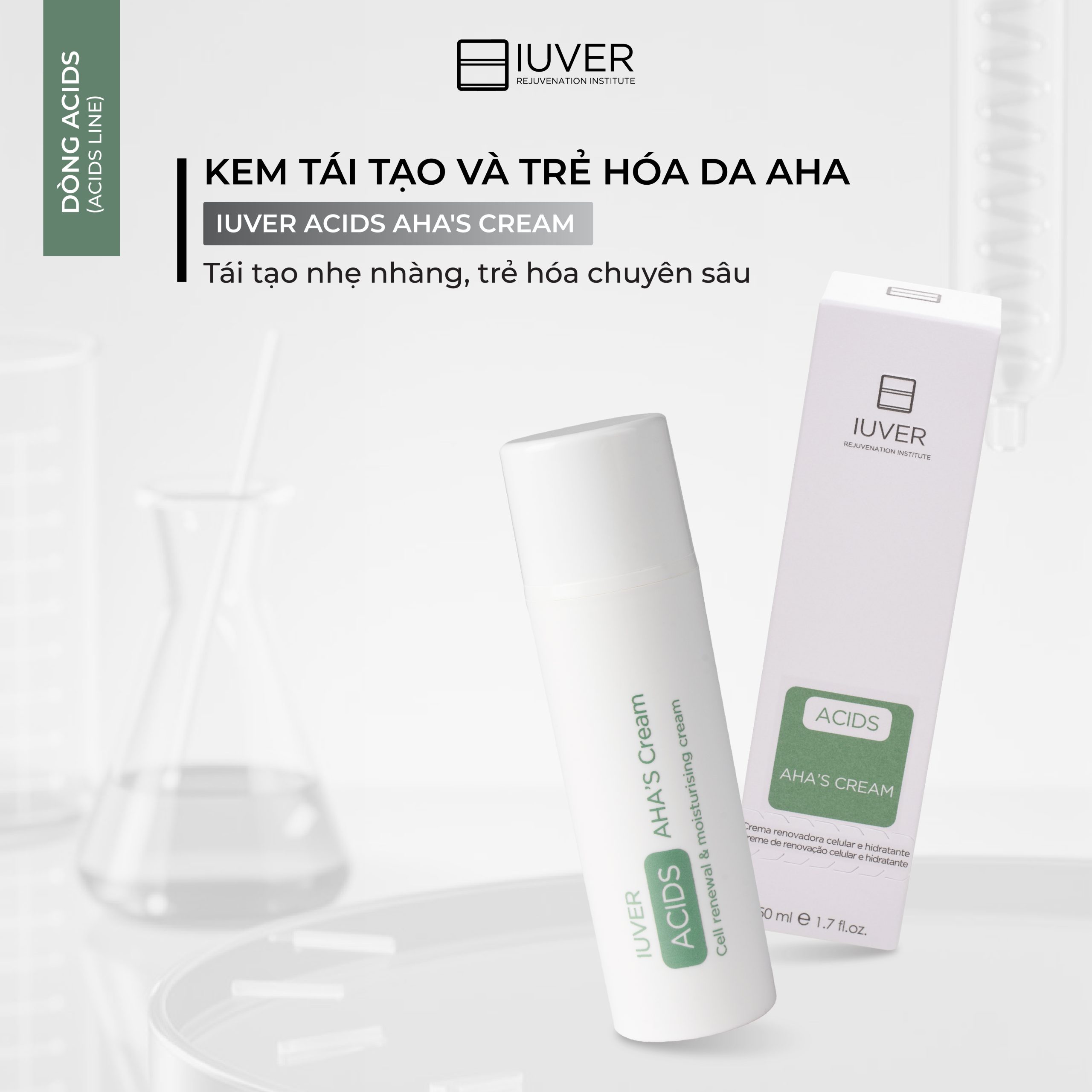 KEM TÁI TẠO VÀ TRẺ HÓA DA AHA