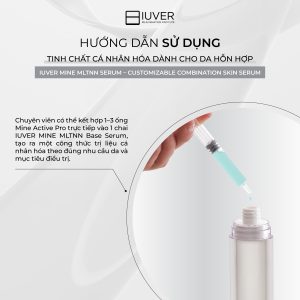 Hướng dẫn sử dụng - SỮA DƯỠNG CÁ NHÂN HÓA MELATONIN (DA HỖN HỢP)