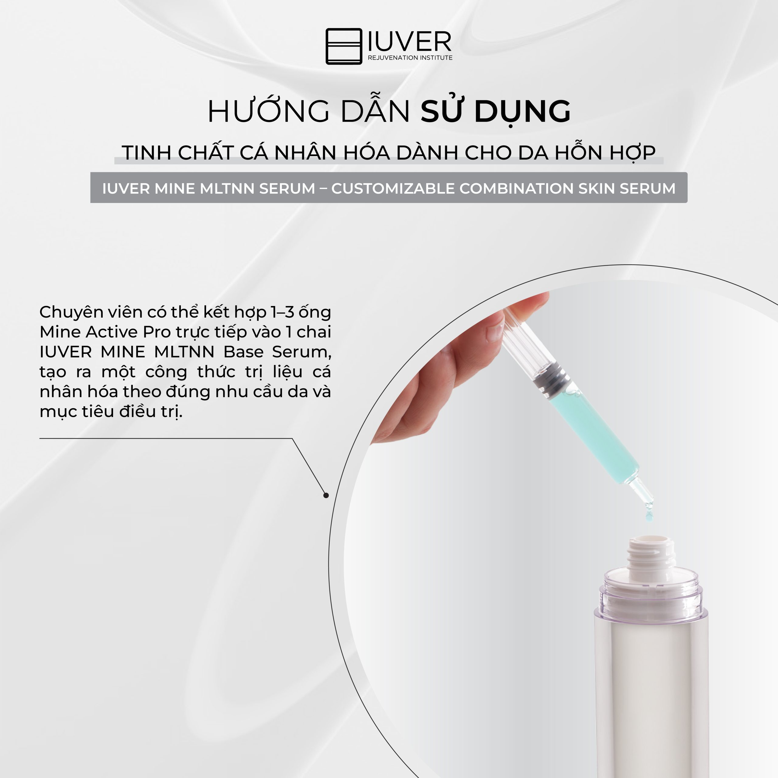 Hướng dẫn sử dụng - SỮA DƯỠNG CÁ NHÂN HÓA MELATONIN (DA HỖN HỢP)