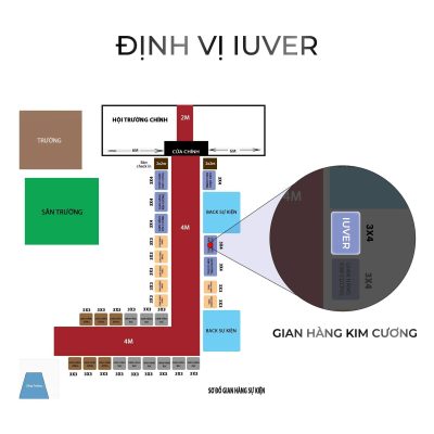 Vị trí gian hàng IUVER